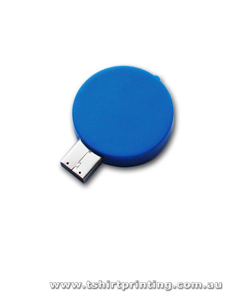 Blue Round Design Flashdrive